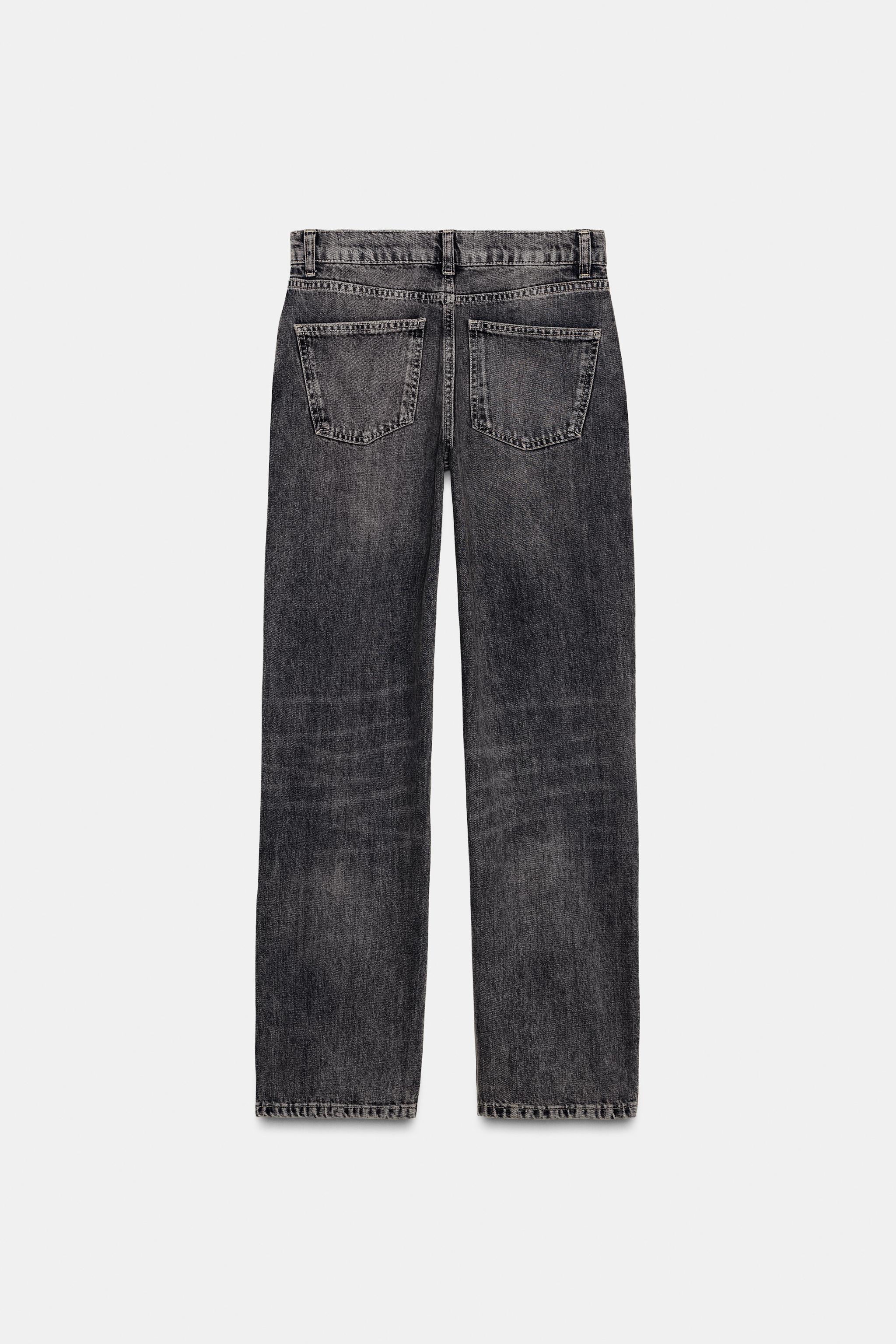 ZW COLLECTION HI-RISE STRAIGHT LEG JEANS